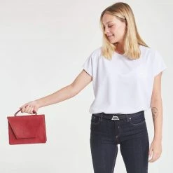 Canussa Hybrid Maxi Versatile Vegan Leather Crossbody | Red