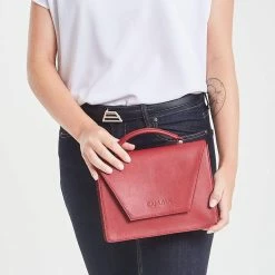 Canussa Hybrid Maxi Versatile Vegan Leather Crossbody | Red