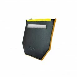 Canussa Accessories Minimal Vegan Leather Card Holder | Black & Yellow