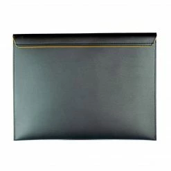 Canussa Briefcases & Laptop Cases Versatile Vegan Leather Laptop Case | Black & Yellow