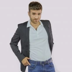 Canussa Accessories Reversible Vegan Leather Belt | Navy Blue & Brown