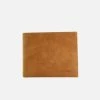 Canussa Accessories Slim Bifold Vegan Leather Wallet | Camel