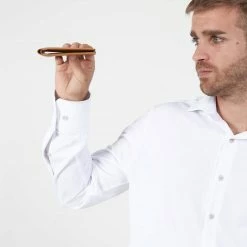 Canussa Accessories Slim Bifold Vegan Leather Wallet | Camel 28 Canussa Accessories Slim Bifold Vegan Leather Wallet | Camel