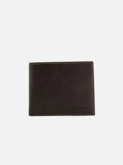 Canussa Accessories Slim Bifold Vegan Leather Wallet | Dark Brown