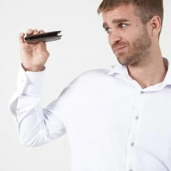 Canussa Accessories Slim Bifold Vegan Leather Wallet | Dark Brown