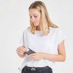 Canussa Accessories Slim Vegan Leather Cardholder | Brown & Black