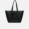 Canussa Bags Totissimo Foldable Vegan Leather Tote Bag | Black