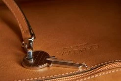 Canussa Bags Totissimo Foldable Vegan Leather Tote Bag | Camel