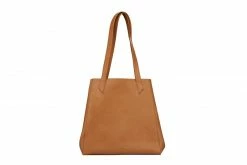 Canussa Bags Totissimo Foldable Vegan Leather Tote Bag | Camel