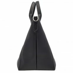 Canussa Trotto Vegan Leather Tote Bag | Black/Grey
