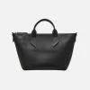 Canussa Trotto Vegan Leather Tote Bag | Black/Grey