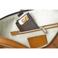 Canussa Trotto Vegan Leather Tote Bag | Camel Bags