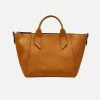 Canussa Trotto Vegan Leather Tote Bag | Camel Bags