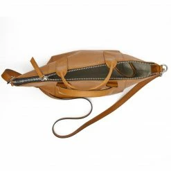 Canussa Trotto Vegan Leather Tote Bag | Camel Bags