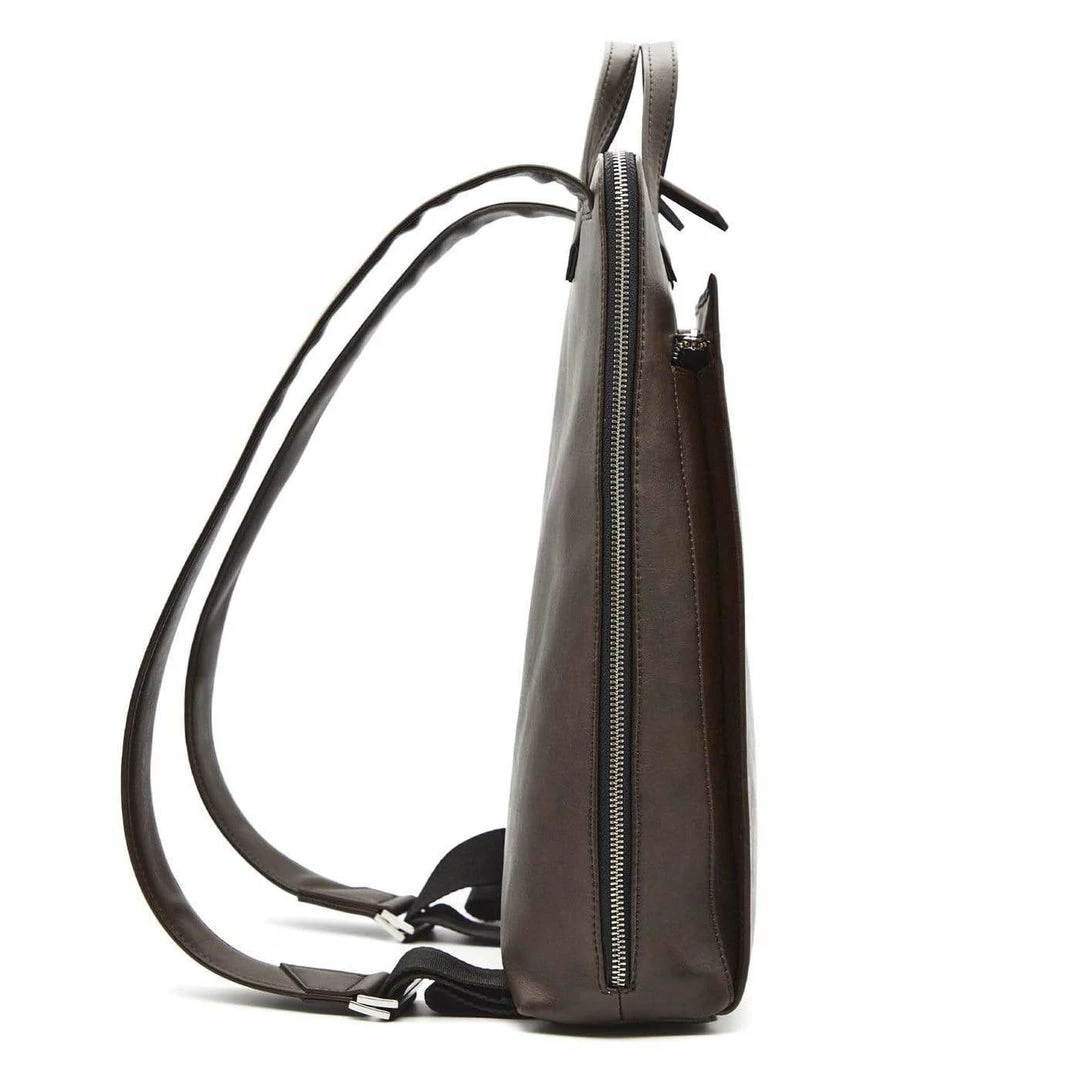 Canussa Urban Vegan Leather Backpack | Brown 6 Canussa Urban Vegan Leather Backpack | Brown