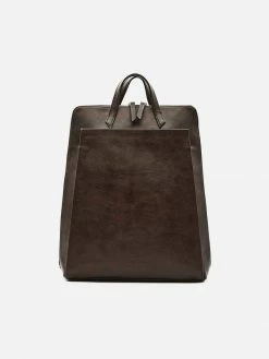 Canussa Urban Vegan Leather Backpack | Brown