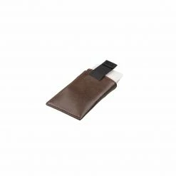 Canussa Accessories Slim Vegan Leather Cardholder | Brown & Black