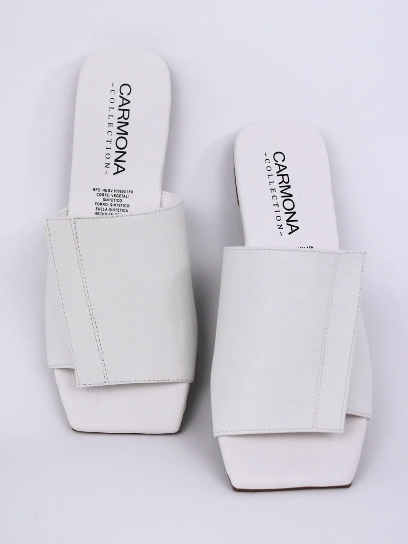 Carmona Collection Andrea Cactus Leather Vegan Sandals | White 5 Carmona Collection Andrea Cactus Leather Vegan Sandals | White