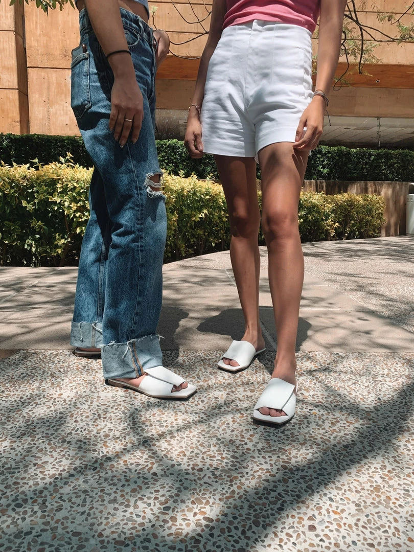 Carmona Collection Andrea Cactus Leather Vegan Sandals | White 4 Carmona Collection Andrea Cactus Leather Vegan Sandals | White