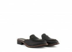 Carmona Collection Aurora Desserto® Cactus Leather Vegan Mule | Black