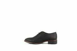 Carmona Collection Esther Desserto® Cactus Leather Vegan Derby Shoe | Black