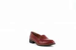 Carmona Collection Shoes María Desserto® Cactus Leather Vegan Loafer | Red