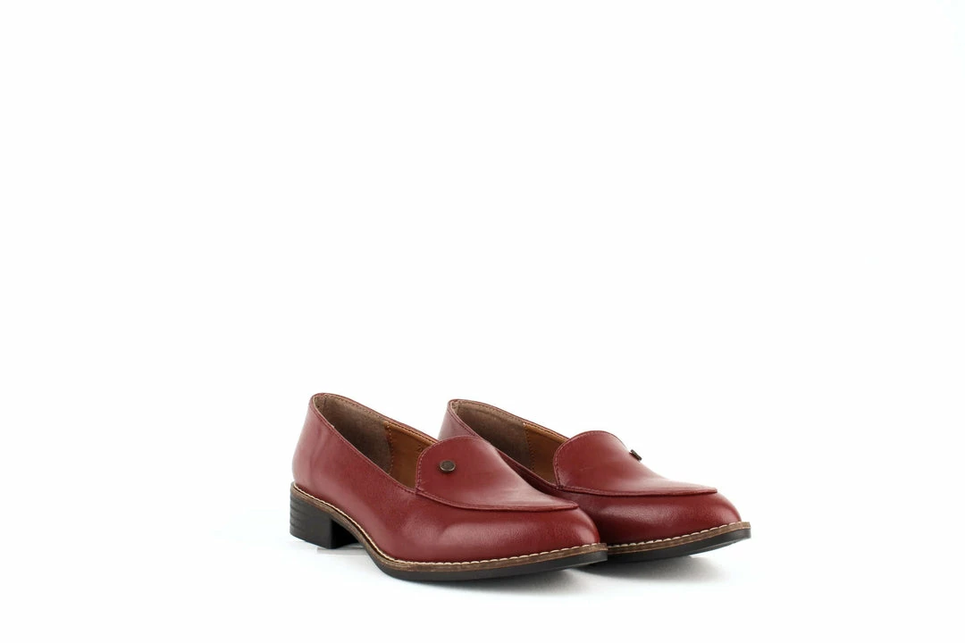 Carmona Collection Shoes María Desserto® Cactus Leather Vegan Loafer | Red 7 Carmona Collection Shoes María Desserto® Cactus Leather Vegan Loafer | Red