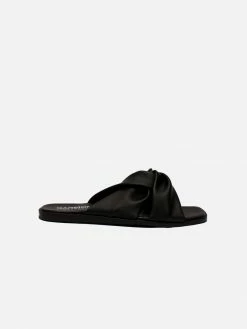 Carmona Collection Valentina Desserto® Cactus Leather Vegan Sandal | Black