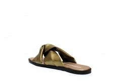 Carmona Collection Shoes Valentina Desserto® Cactus Leather Vegan Sandal | Gold