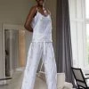 Charlotte Dunn Design Amalfi Edition Bamboo Vegan Silk Pyjama Camisole Set | Long Clothing