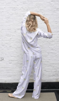 Charlotte Dunn Design Amalfi Edition Bamboo Vegan Silk Pyjama Set | Long