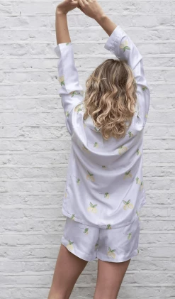 Charlotte Dunn Design Clothing Amalfi Edition Bamboo Vegan Silk Pyjama Set | Short