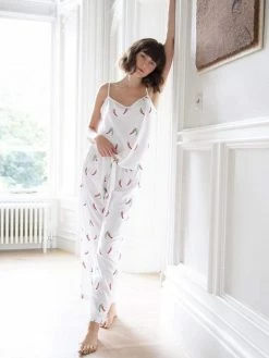 Charlotte Dunn Design Basque Edition Bamboo Vegan Silk Camisole Set | Long Clothing