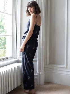 Charlotte Dunn Design Safari Edition Bamboo Vegan Silk Camisole Set | Long