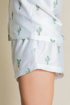 Charlotte Dunn Design Cowboy Edition Bamboo Vegan Silk Pyjama Shorts Clothing