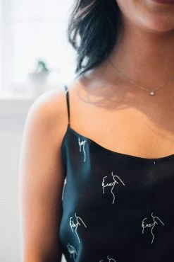 Charlotte Dunn Design Character Edition Bamboo Vegan Silk Pyjama Camisole Set | Short