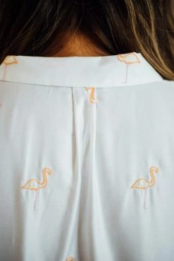 Charlotte Dunn Design Isla Edition Bamboo Vegan Silk Pyjama Shirt