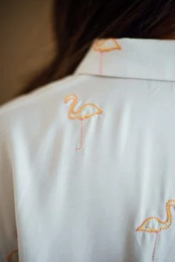 Charlotte Dunn Design Isla Edition Bamboo Vegan Silk Pyjama Shirt