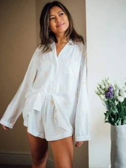 Charlotte Dunn Design Isla Edition Bamboo Vegan Silk Pyjama Shirt