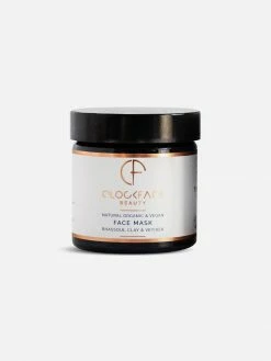 Clockface Beauty Women's Vegan Gifts Under £50 Vegan Face Mask | Rhassoul Clay And Vetiver 60ml