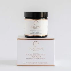 Clockface Beauty Women's Vegan Gifts Under £50 Vegan Face Mask | Rhassoul Clay And Vetiver 60ml
