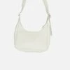Collection And Co Bags Aria Up-cycled Faux Leather Shoulder Bag | Cream
