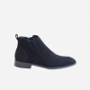 Collection And Co Lexus Unisex Vegan Suede Chelsea Boots | Black