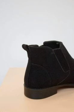Collection And Co Lexus Unisex Vegan Suede Chelsea Boots | Black