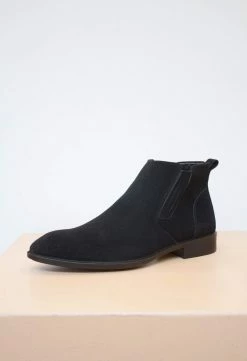 Collection And Co Lexus Unisex Vegan Suede Chelsea Boots | Black