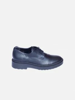 Collection And Co Shoes Matteo Up-Cycled Vegan Leather Brogue | Black