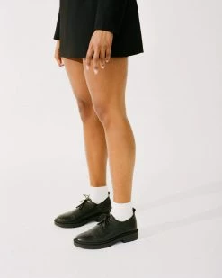 Collection And Co Shoes Matteo Up-Cycled Vegan Leather Brogue | Black