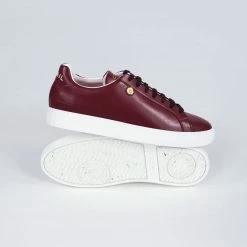 Corail Shoes Marseille 21 Recycled Vegan Trainers | Burgundy