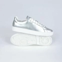 Corail Shoes Marseille 21 Recycled Vegan Trainers | Galaxy Silver