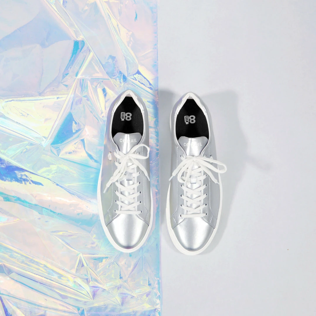 Corail Shoes Marseille 21 Recycled Vegan Trainers | Galaxy Silver 7 Corail Shoes Marseille 21 Recycled Vegan Trainers | Galaxy Silver